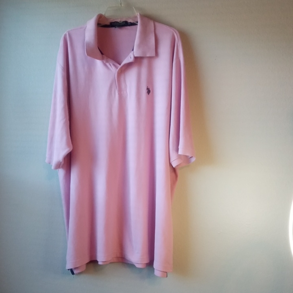Polo by Ralph Lauren Men's Pink Polo Shirt